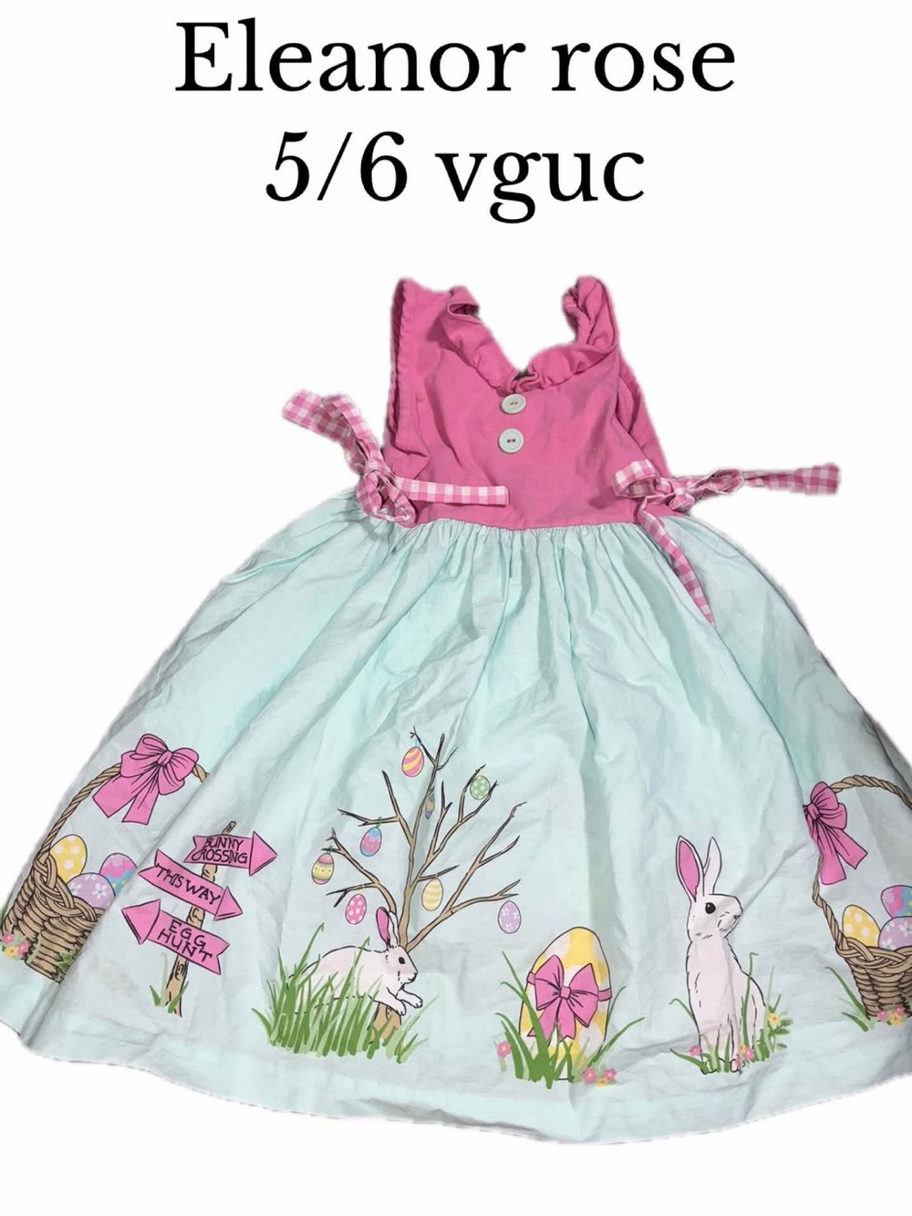 Eleanor rose 5/6 Easter bunny dress
